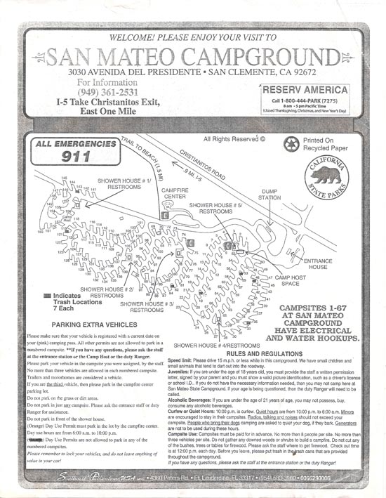 2002 road trip vacation to California